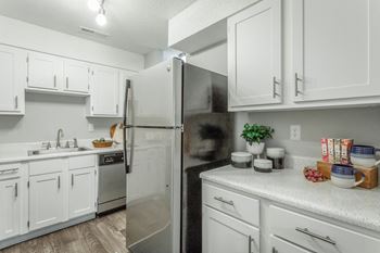 Model kitchen at hawthorne at the ridge in madison, al